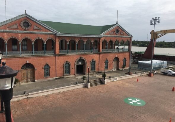 Edificio histórico de la Aduana Marítima de Tampico, Tamaulipas.