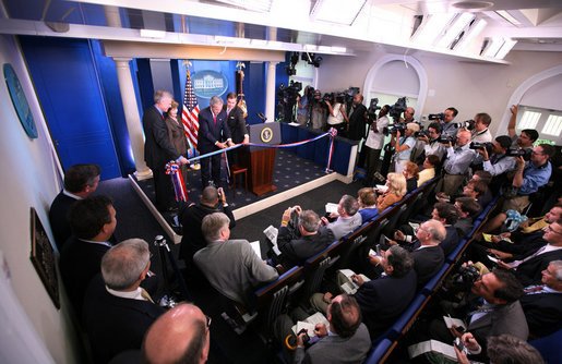 Sala de prensa James S. Brady de la Casa Blanca