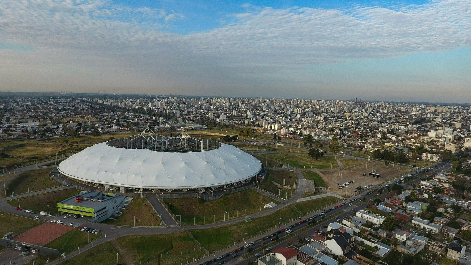 Vista del Estadio Único Diego Armando Maradona de La Plata