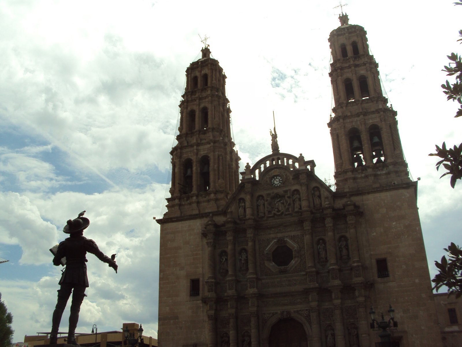 Catedral de Chihuahua en el centro de la capital del estado