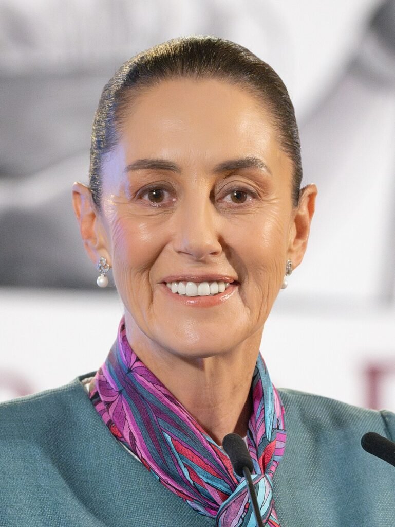 La presidenta Claudia Sheinbaum durante una conferencia matutina en Palacio Nacional