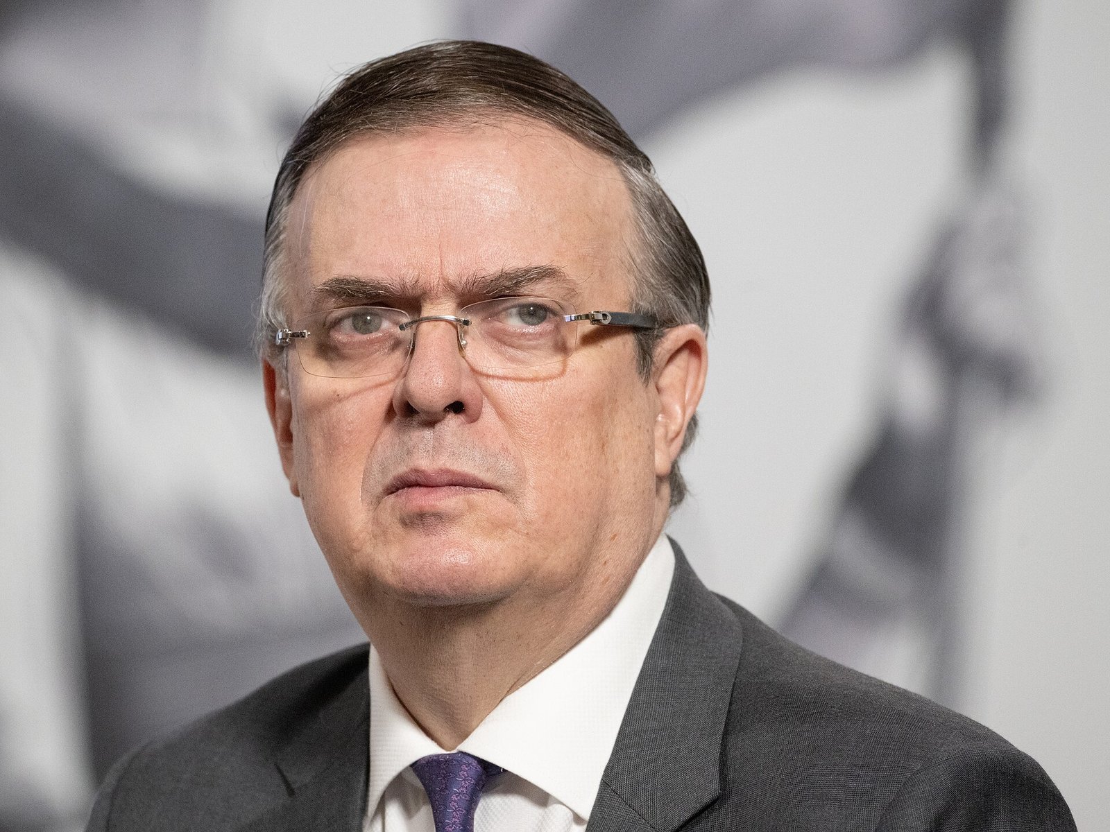 Marcelo Ebrard durante una conferencia matutina