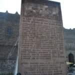 Estela en memoria de las víctimas del 2 de octubre de 1968 en la Plaza de las Tres Culturas, Tlatelolco.