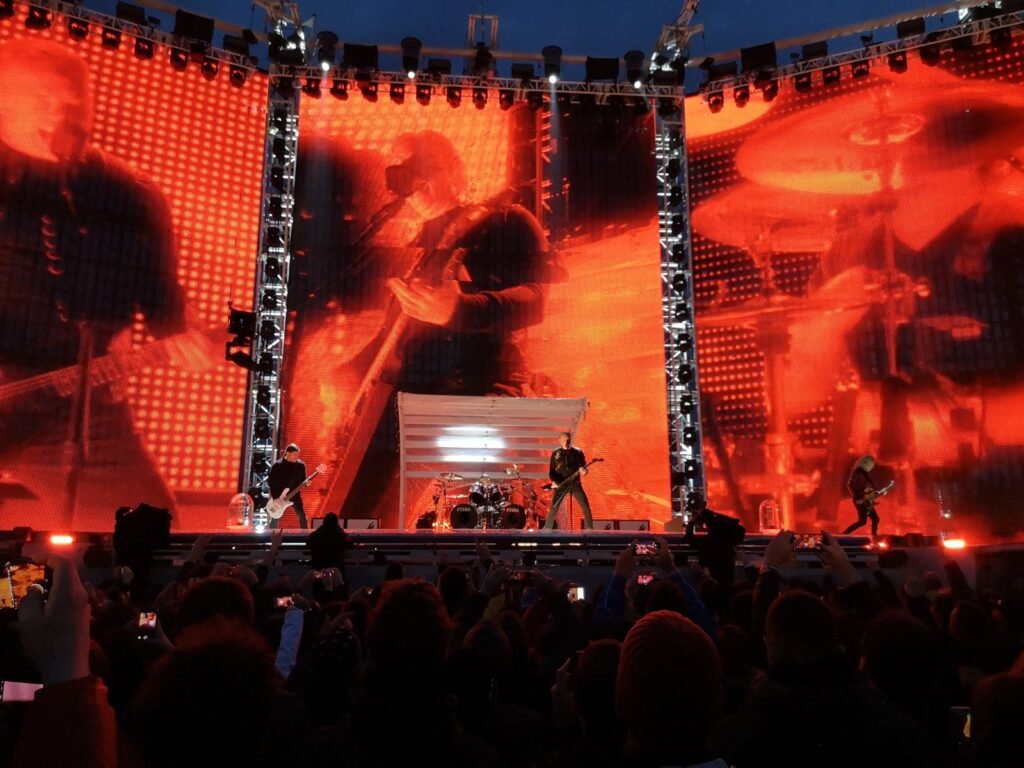 Metallica en concierto en el Ippodromo de San Siro, Milán, 2019
