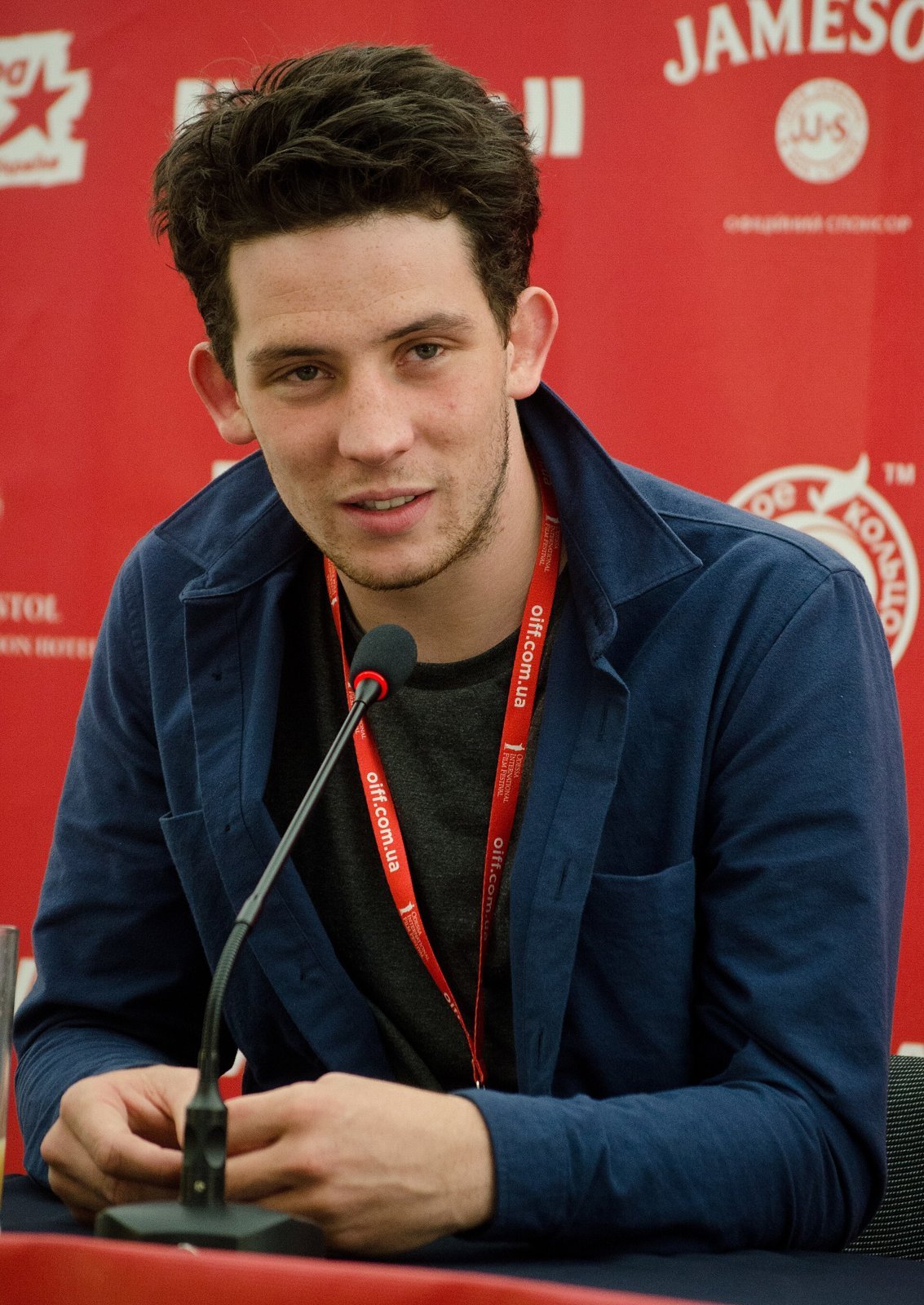 El actor Josh O'Connor en el Festival Internacional de Cine de Odesa