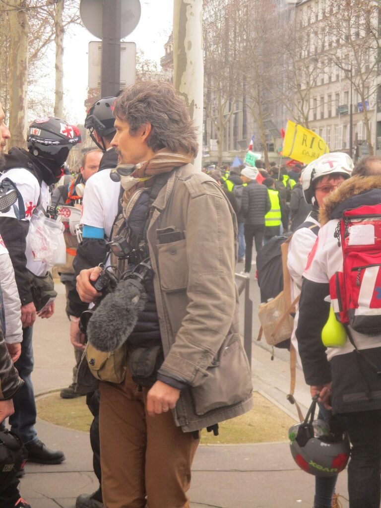 Manifestación de chalecos amarillos en París en 2019