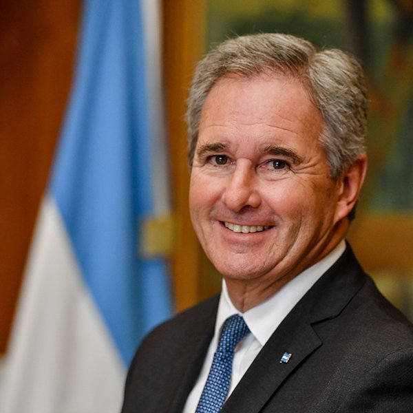 Pablo Quirno, canciller de Argentina, en su retrato oficial