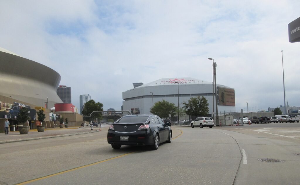 Exterior del Smoothie King Center en Nueva Orleans