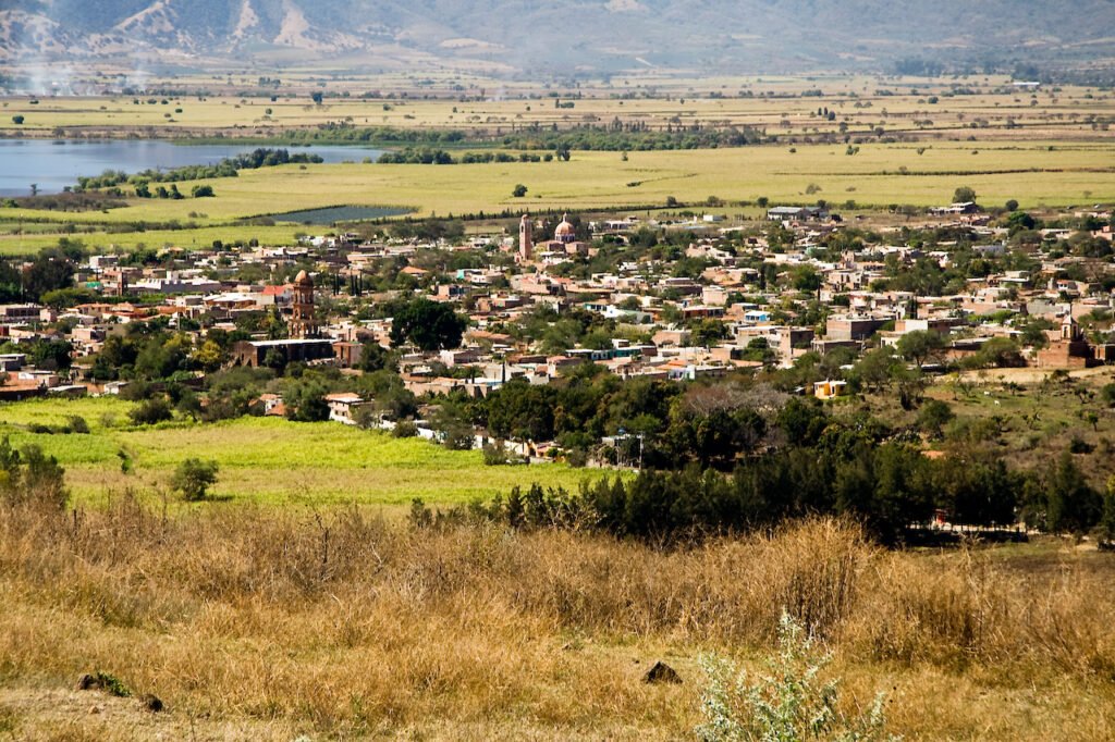 Vista panorámica del valle de Teuchitlán, Jalisco