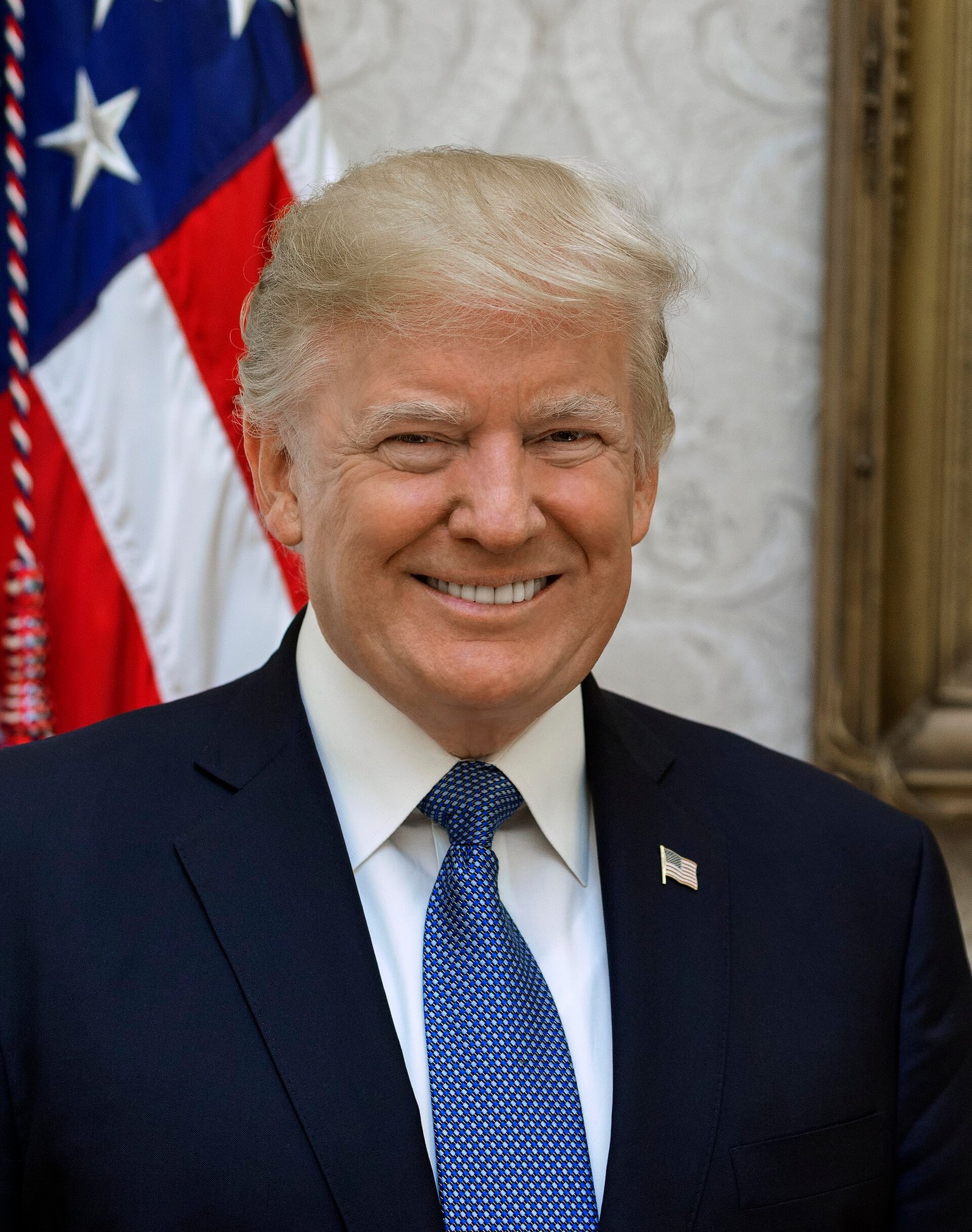 Retrato oficial del presidente Donald Trump