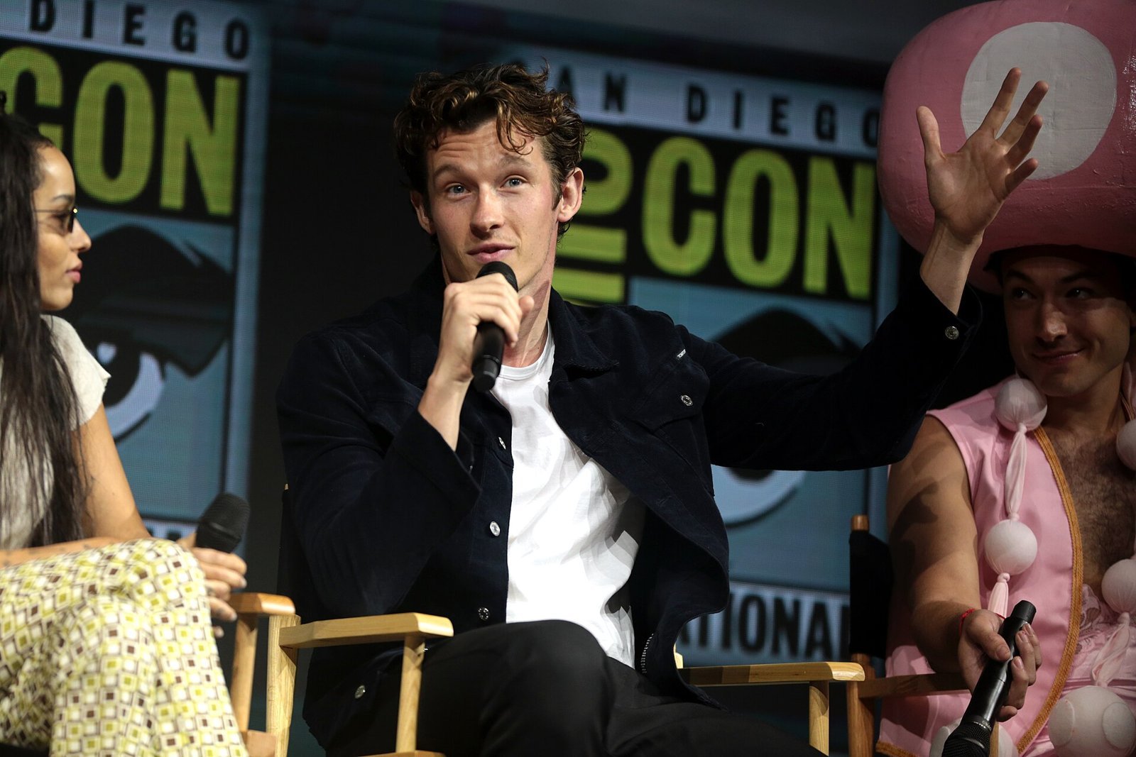 El actor británico Callum Turner en un evento en 2018